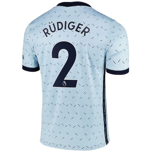 Maglia Chelsea NO.2 Rudiger Away 20/21 Blu